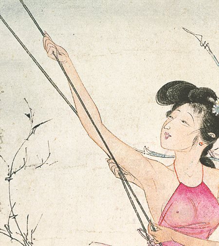 苏仙-胡也佛的仕女画和最知名的金瓶梅秘戏图